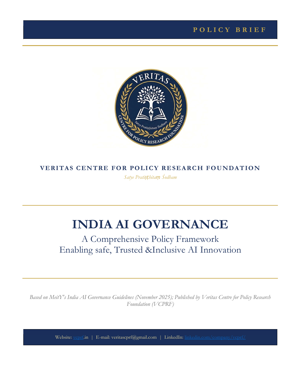 India AI Governance Framework
